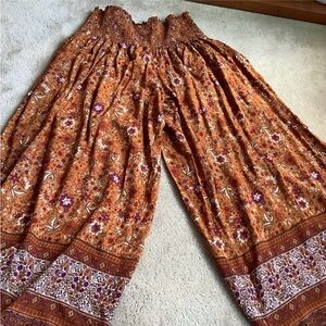 Natural Life cropped wide leg palazzo pants. XL